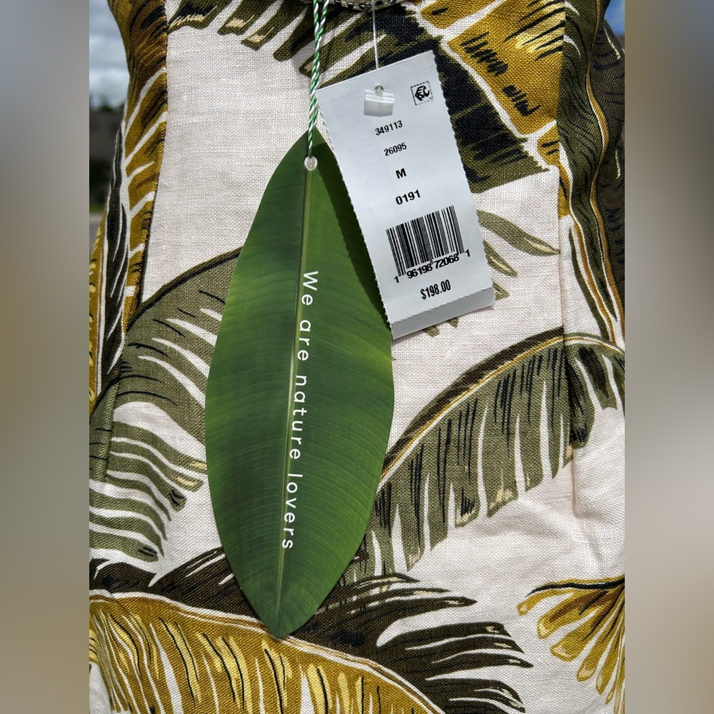 NWT🌷FARM Rio Trancoso Sand Sweetheart Neckline Sleeveless Mini Dress - Picture 16 of 16